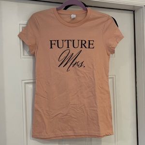 Future Mrs. Cotton T-shirt. Bride
